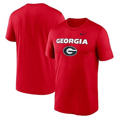Men's Nike Red Georgia Bulldogs Lockup Legend Performance T-Shirt