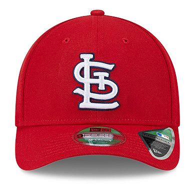 Men's New Era Red St. Louis Cardinals Player Replica 9FORTY Adjustable Hat