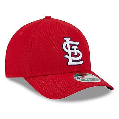 Men's New Era Red St. Louis Cardinals Player Replica 9FORTY Adjustable Hat