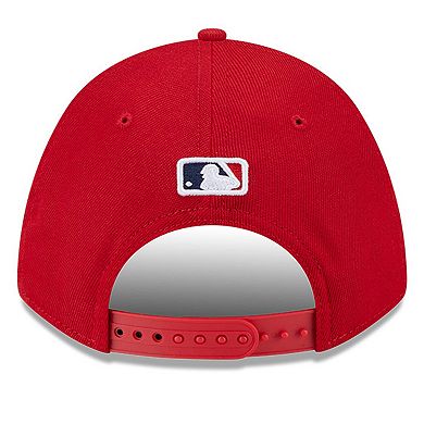 Men's New Era Red St. Louis Cardinals Player Replica 9FORTY Adjustable Hat