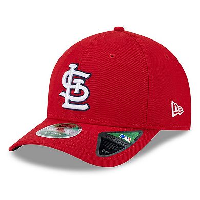 Men's New Era Red St. Louis Cardinals Player Replica 9FORTY Adjustable Hat