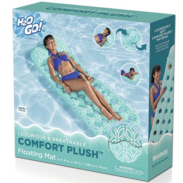 Bestway H2OGO! Comfort Plush 6'6" x 29" Floating Pool Mat