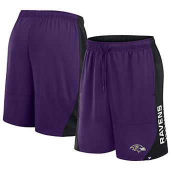 Men's Fanatics Purple Baltimore Ravens No Defense Shorts