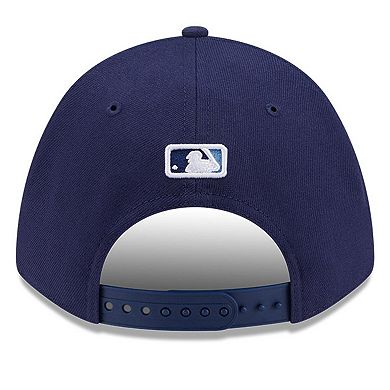 Men's New Era Navy Tampa Bay Rays Player Replica 9FORTY Adjustable Hat