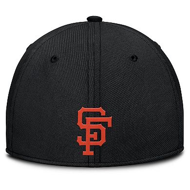 Men's Nike Gray/Black San Francisco Giants Rise Swoosh Performance Flex Hat