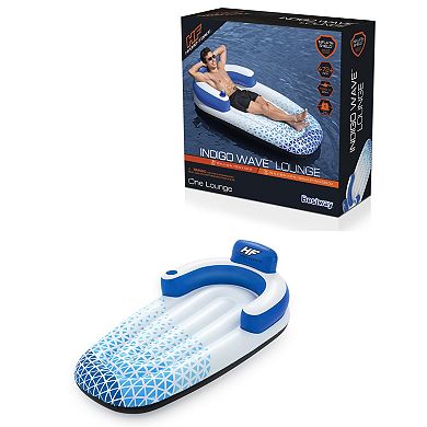 Bestway Hydro Force: Indigo 72" x 42" Wave Pool Lounge Pool Float