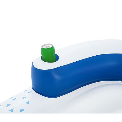 Bestway Hydro Force: Indigo 72" x 42" Wave Pool Lounge Pool Float