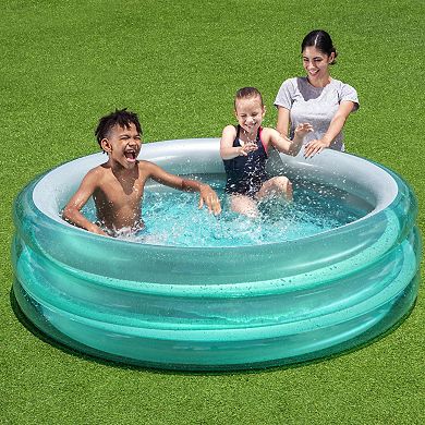Bestway H2OGO! Big Metallic 3-Ring 5'7” Diameter Inflatable Play Pool