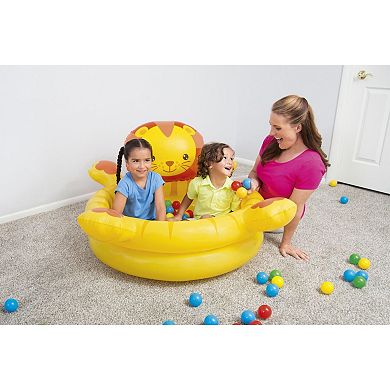 Bestway Up In & Over 44 x 39 x 24 Inch Lion Ball Pit