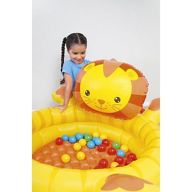 Bestway Up In & Over 44 x 39 x 24 Inch Lion Ball Pit
