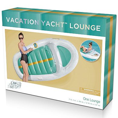 Bestway H2OGO! 7'1" x 46" Vacation Yacht Lounge Pool Float