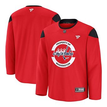 Men's Fanatics Red Washington Capitals Home Practice Jersey