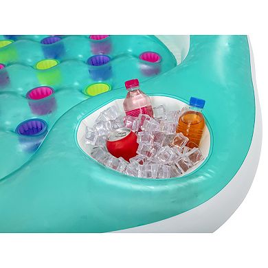 Bestway H2OGO! Double Designer 7'4" x 68.5" Pool Lounge Pool Float