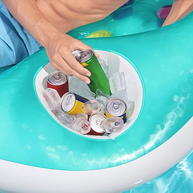Bestway H2OGO! Double Designer 7'4" x 68.5" Pool Lounge Pool Float
