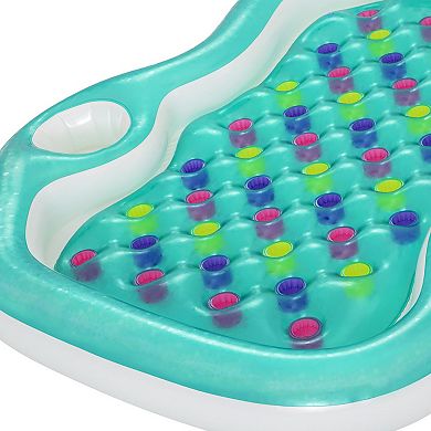 Bestway H2OGO! Double Designer 7'4" x 68.5" Pool Lounge Pool Float