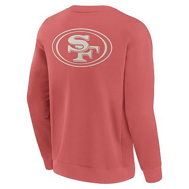 Men's Fanatics Red San Francisco 49ers Elements Future Ground Lettering Pullover Sweatshirt