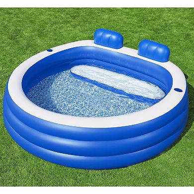Bestway H2OGO! Splash Paradise 7'7" x 7'2" x 31" Inflatable Family Pool