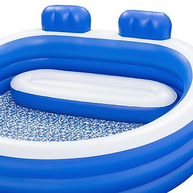 Bestway H2OGO! Splash Paradise 7'7" x 7'2" x 31" Inflatable Family Pool