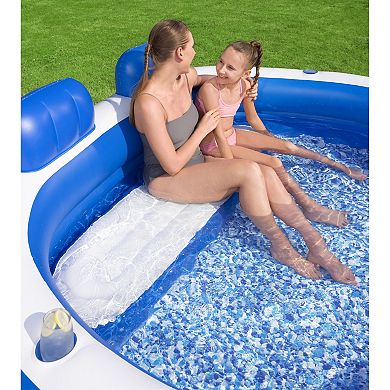 Bestway H2OGO! Splash Paradise 7'7" x 7'2" x 31" Inflatable Family Pool