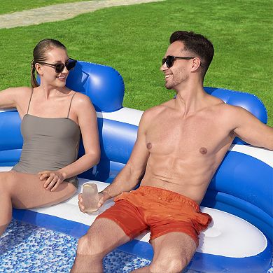 Bestway H2OGO! Splash Paradise 7'7" x 7'2" x 31" Inflatable Family Pool
