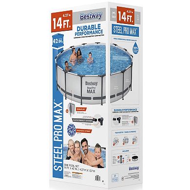 Bestway Steel Pro MAX 14' x 42" Above Ground Pool Set
