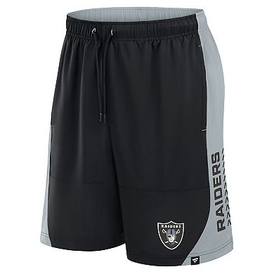 Men's Fanatics Black Las Vegas Raiders No Defense Shorts