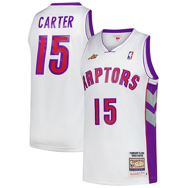 Men's Mitchell & Ness Vince Carter White Toronto Raptors 2000 NBA