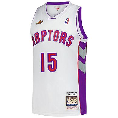 Men's Mitchell & Ness Vince Carter White Toronto Raptors 2000 NBA All-Star Game Authentic Jersey