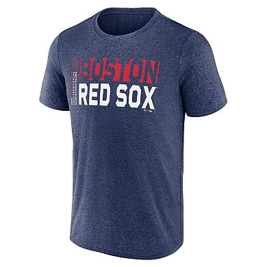 Men's Fanatics Heather Navy Boston Red Sox Fundamentals Shoot For The Sky T-Shirt