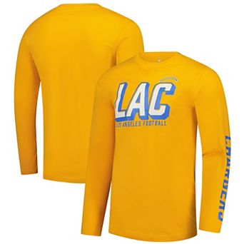 Men's Fanatics Gold Los Angeles Chargers Long Sleeve T-Shirt