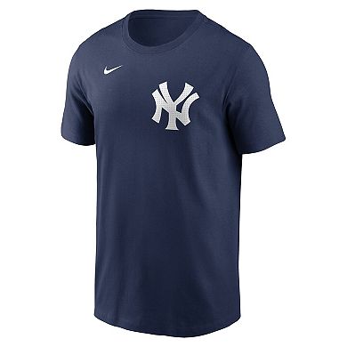 Men's Nike Giancarlo Stanton Navy New York Yankees Fuse Name & Number T-Shirt