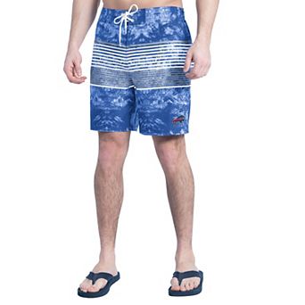 Men's G-III Sports by Carl Banks Royal/Gray Buffalo Bills Horizon Volley Swim Shorts
