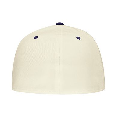 Men's Nike Natural TCU Horned Frogs On-Field Baseball Performance Fitted Hat