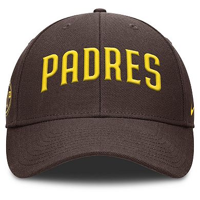 Men's Nike Brown San Diego Padres Rise Gaberdine Adjustable Hat