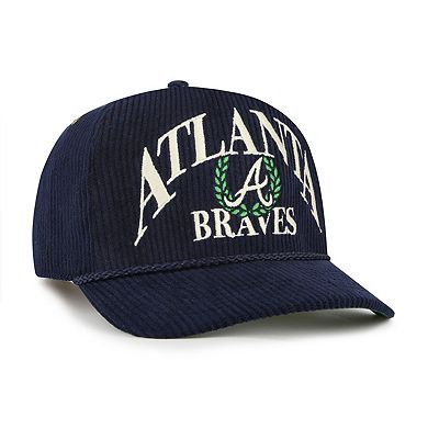 Men's '47 Navy Atlanta Braves Pitchout Rope Hitch Adjustable Hat