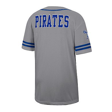 Men's Colosseum Gray Hampton Pirates Free Spirited Baseball Jersey