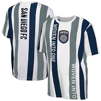 Youth White San Diego FC High Stepping T-Shirt