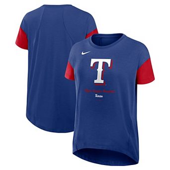 Women's Nike Royal Texas Rangers Flowy T-Shirt