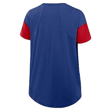 Women's Nike Royal Texas Rangers Flowy T-Shirt