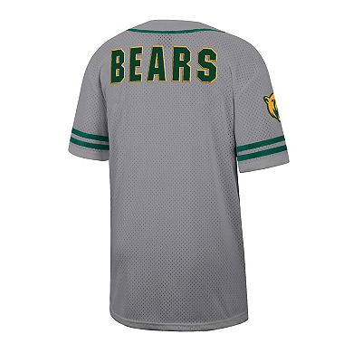 Men's Colosseum Gray Baylor Bears Free Spirited Baseball Jersey