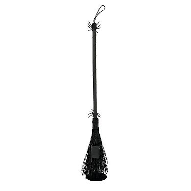 Celebrate Together Halloween LED Rattan Broom Outdoor Decor