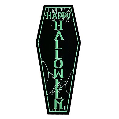 Celebrate Together Halloween Coffin Porch Leaner Outdoor Decor