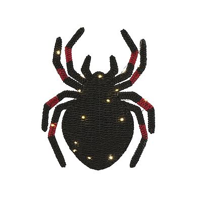 Celebrate Together LED Light-Up Woven Spider Outdoor Decor