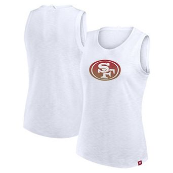 Women's Fanatics White San Francisco 49ers Slub Tank Top
