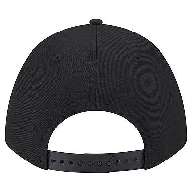 Men's New Era Black Miami Marlins 9FORTY M-Crown Adjustable Hat