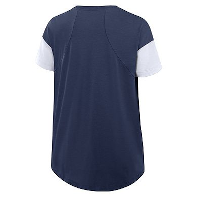 Women's Nike Navy New York Yankees Flowy Fashion T-Shirt