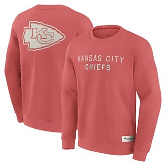 Men's Fanatics Red Kansas City Chiefs Elements Future Ground Lettering Pullover Sweatshirt