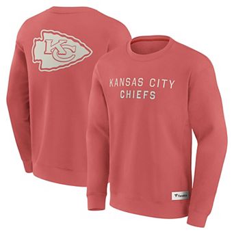 Men's Fanatics Red Kansas City Chiefs Elements Future Ground Lettering Pullover Sweatshirt