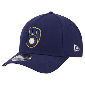 Men's New Era Navy Milwaukee Brewers 9FORTY M-Crown Adjustable Hat