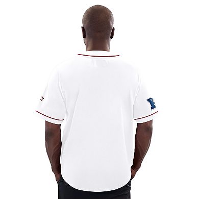 Men's Starter White Arizona Cardinals Relay Full-Button Baseball Jersey